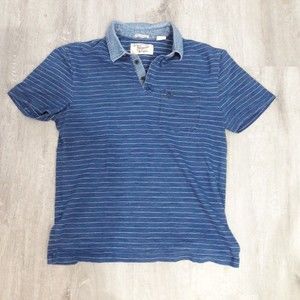 Penguin Munsingwear Shirt Heritage Slim Fit Mens Short Sleeve Polo Shirt S Blue